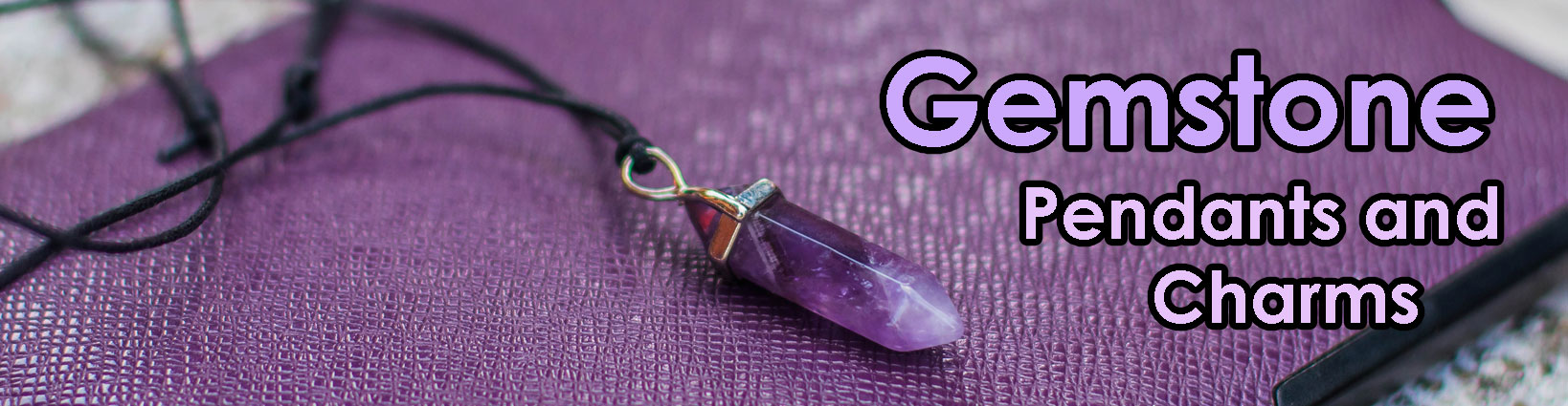 Gemstone Pendants and Charms