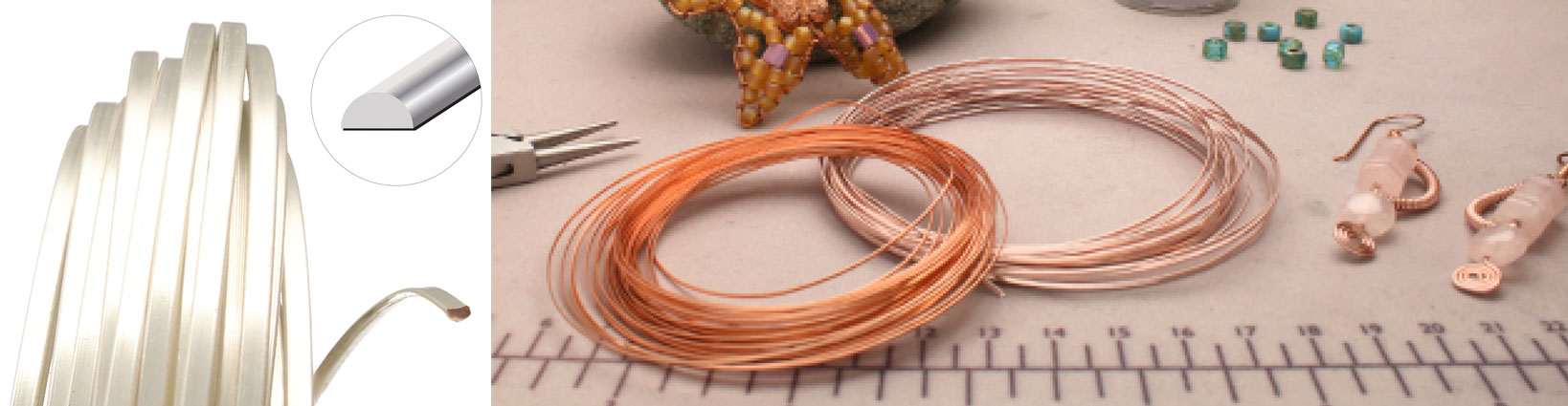 Half Round Craft Wire